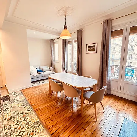 Charming 4-room Flat Near Eiffel Tower-8people-2 Bedrooms